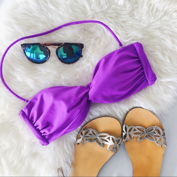 Victoria's Secret Other - Victoria’s Secret Swim • Purple Twist Bikini Top